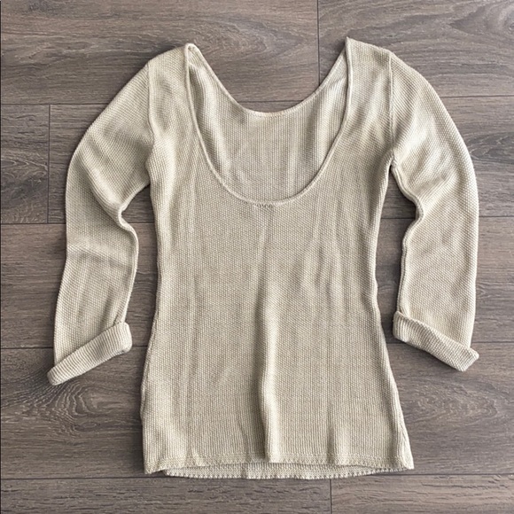 Knit Oatmeal Sweater - Picture 2 of 2